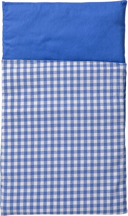 Van Dijk Toys Dekbedje - Blauw wit geruit