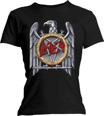 Slayer - Silver Eagle Dames T-shirt - M - Zwart