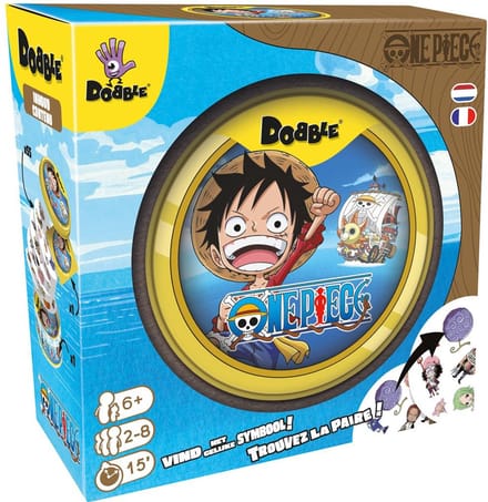 Asmodee kaartspel Dobble One Piece - educatief spel voor kinderen.