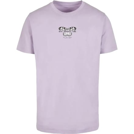 Mister Tee - Give yourself Time Heren T-shirt - S - Lila