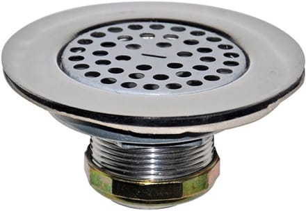 Platte Afvoerzeef voor Douchecabine 4.5 inch Chroom