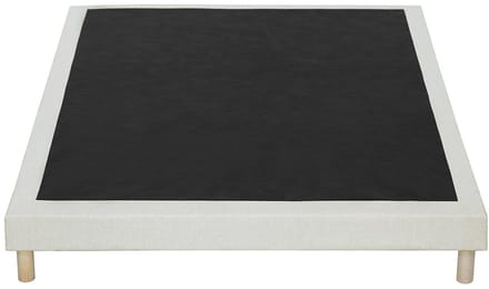Vente-unique Decoratieve gewatteerde bedbodem 140 x 190 - Beige - KOZANI van YSMÉE