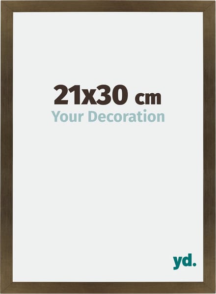 Your Decoration - Fotolijst 21x30 cm - MDF - Brons Decor - Mura