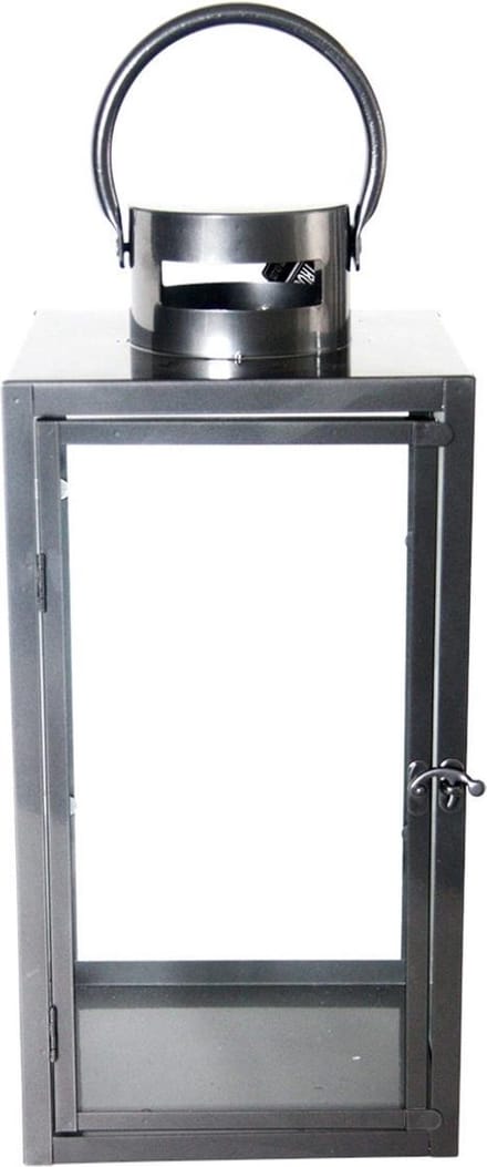 Esschert Design Lantaarn L 19,5 X 41,3 Cm Ijzer Antraciet