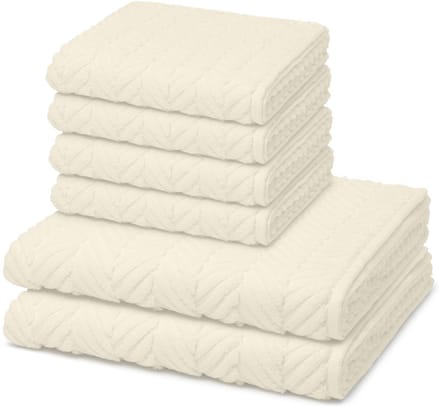 Ross Sonstiges 4 X handdoek 2 X douchehanddoek - in set 6 pack Sensual Skin