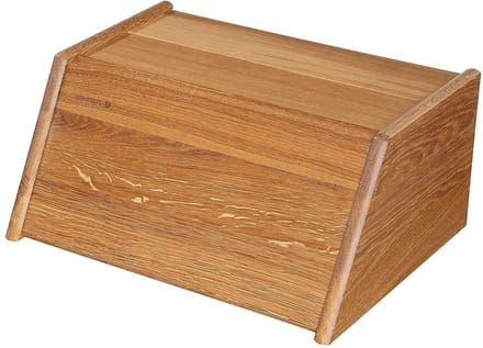 Broodtrommel - Broodbox - Brood bewaren - Klapdeksel - 40 cm - Bruin