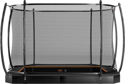 Avyna Trampoline FlatLevel 380x255 (238) met net | Zwart