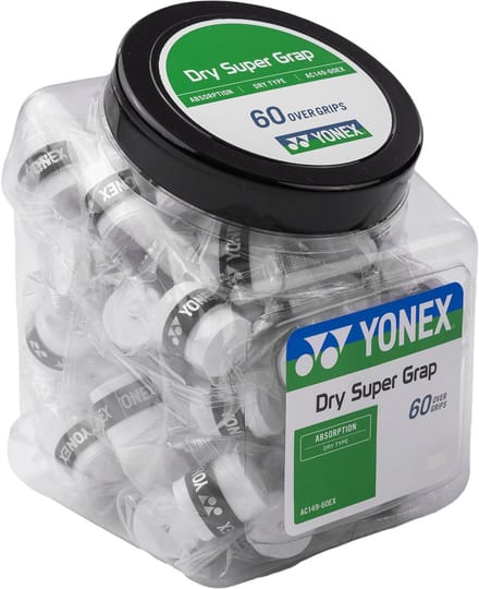 Yonex Overgrip Dry Super Grap Wit Box 60 Stuks