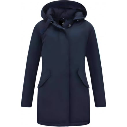 Getailleerde Winterjas met Capuchon - 280 - Blauw