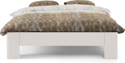 B Bright Fresh 450 Bed 120 x 220 cm - Bedframe Wit - Bedombouw - Instaphoogte: 45cm - Tweepersoonsbedden