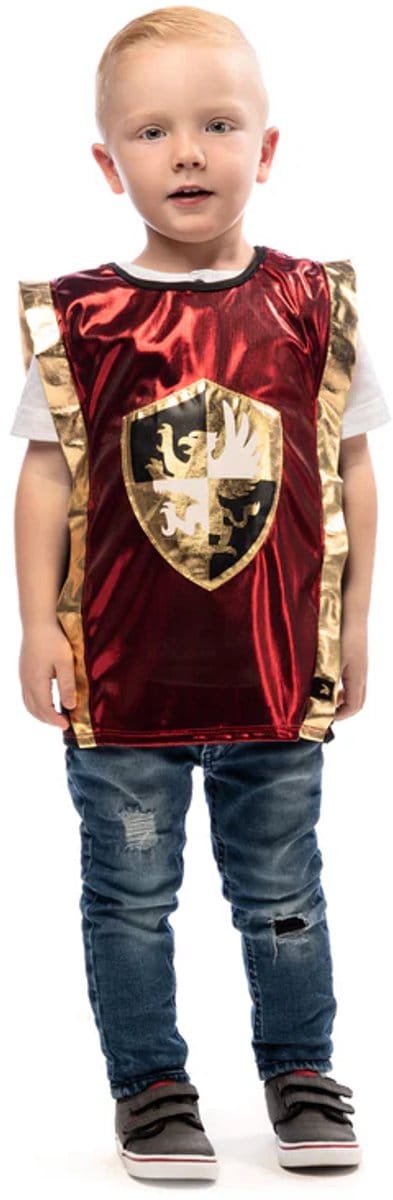 Little Adventures - Rode ridder verkleedset - Maat L/XL (110-134)