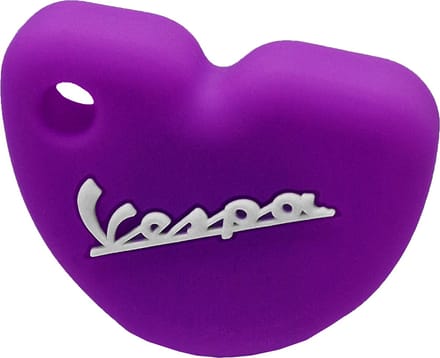 Rubber Sleutelhoesje Vespa Scooter Donker Paars