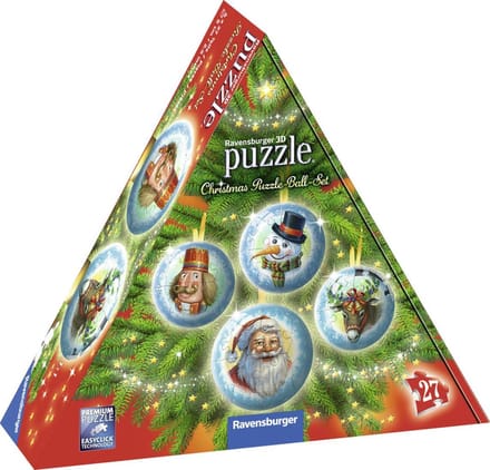 Ravensburger Kerstballen Puzzleball set - 3D Puzzel