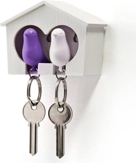 Qualy Sparrow Duo Sleutelhanger - Paars
