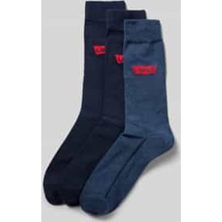 Levi's Herensokken Batwing Logo Regular Cut 3-Pack Denim