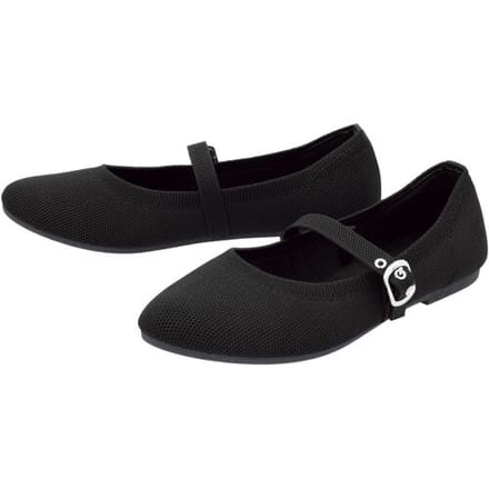ESMARA Dames ballerina, opvouwbaar. (Zwart, 41)