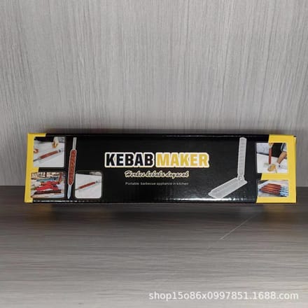Enkele Rij Kebab Maker BBQ Vlees Spies Making Machine Herbruikbare Plastic Barbecue Spies Maker Kebab Voorbereiding Camping BBQ Gereedschap