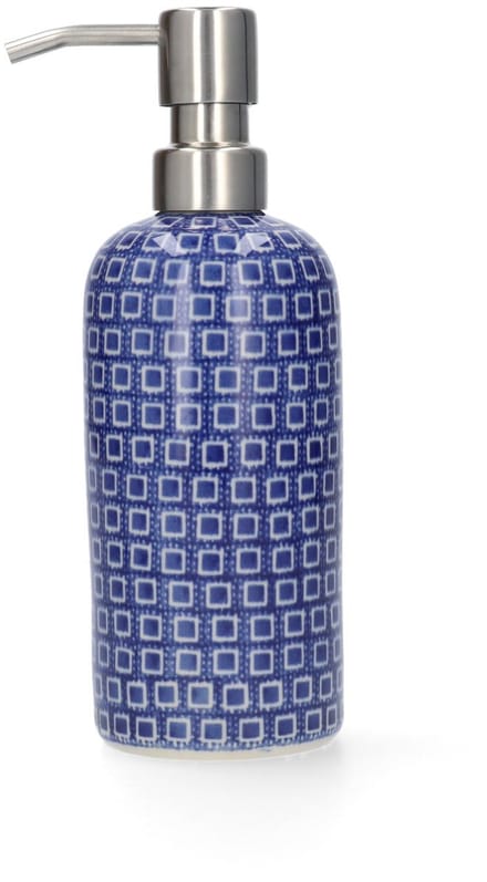 Bunzlau Castle Zeeppomp Hoog - 350 ml - Blue Diamond | Zeepdispenser | Zeeppompje