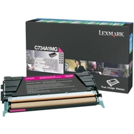 Lexmark C734A1MG toner cartridge magenta (origineel)