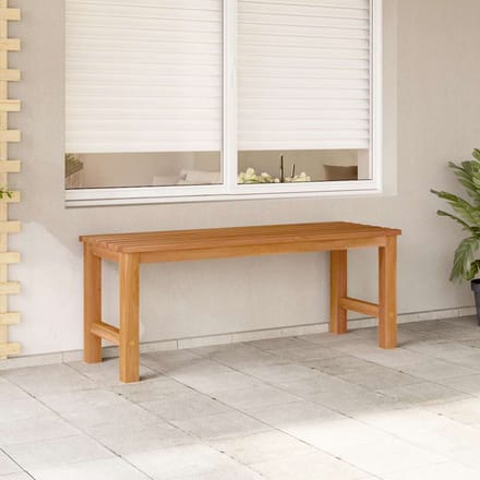 vidaXL - Tuinbank - 114 - cm - massief - teakhout
