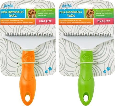 Pawise Dog Undercoat Rake hondenborstels Large: 11 cm breed
