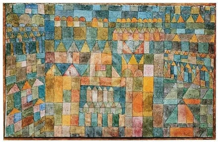 Kunstdruk Paul Klee - Quartiere 72x47cm