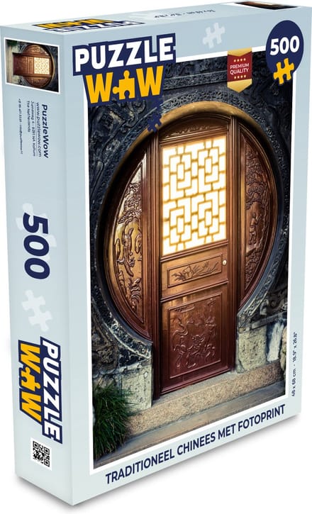 Puzzel Traditioneel Chinees met fotoprint - Legpuzzel - Puzzel 500 stukjes