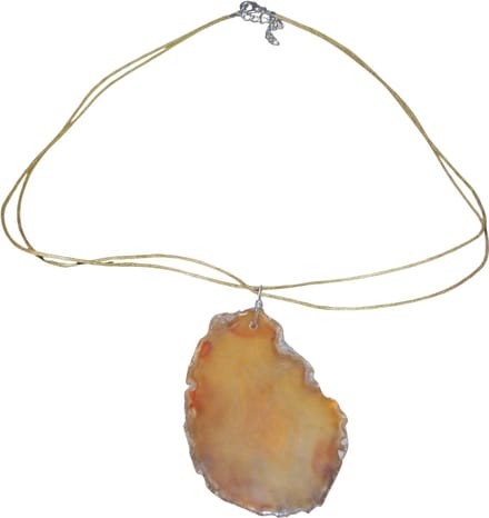 Ketting met steen geel
