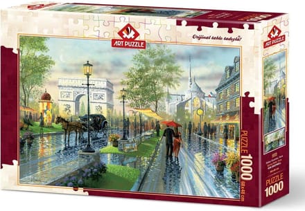 Art Puzzle legpuzzel Spring Walk Paris - 1000 stukjes puzzel.
