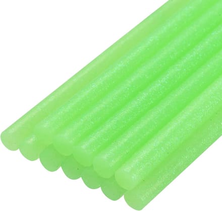 Lijmpistool Sticks - Hete Lijm - Hobby & Reparatie - Sterke Viscositeit - 11mm x 200mm - Lichtgroen Glitter