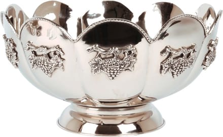 Baroque - Wijnkoeler - Wijnkoeler 41 cm - Zilver - Koper - 23x41x41 - Brass