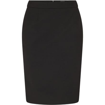 Boss Vilea jersey casual kokerrok voor dames (Zwart)