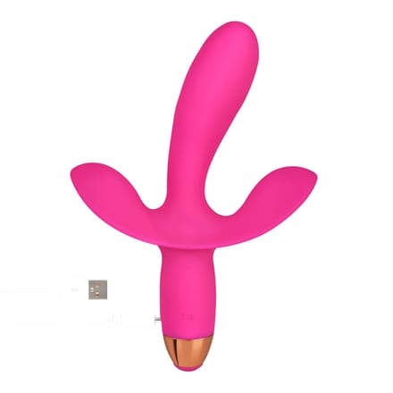 EIS, vibrator, siliconen G-spot vibrator, 21 cm, waterdicht, oplaadbaar, huidvriendelijk materiaal