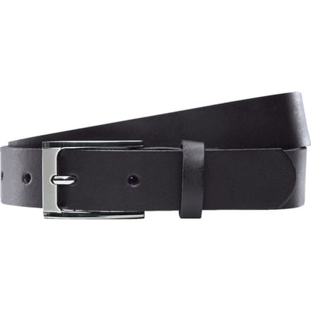 Babista herren Leren Riem - 100 - zwart - Plus Size