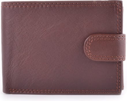 Giuliano lederen herenportemonnee - Bruin - Made in Italy