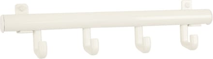 V-Part - Wandkapstok Techno 4 - Steel - wit - Kapstok