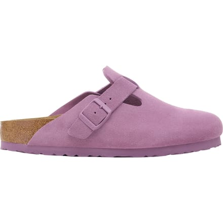 Birkenstock Boston Suede Leather Dames Paars