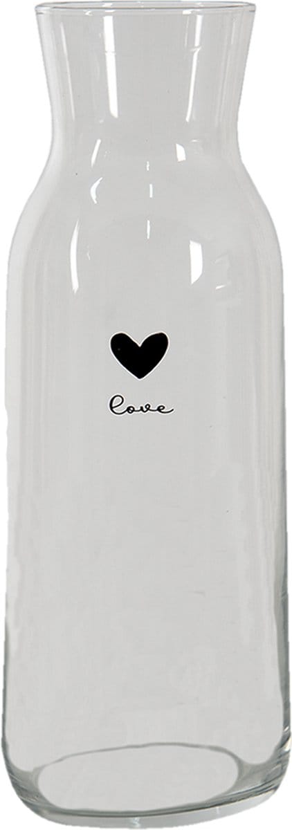 Clayre & Eef Karaf 1000 ml Glas Hart