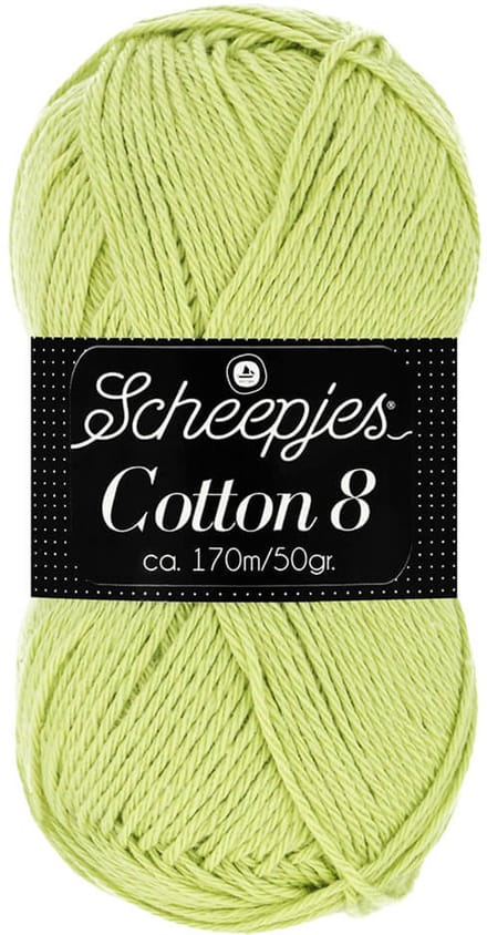 Scheepjes Cotton 8 50g - 642 Geel