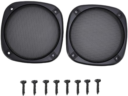 Dailygoods - 2 Stuks Luidspreker Grille Covers voor Thuisbioscoop en Auto