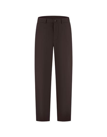 Duquezzi Cesare Wool Blend Pantalons Donkerbruin Dqa50026069