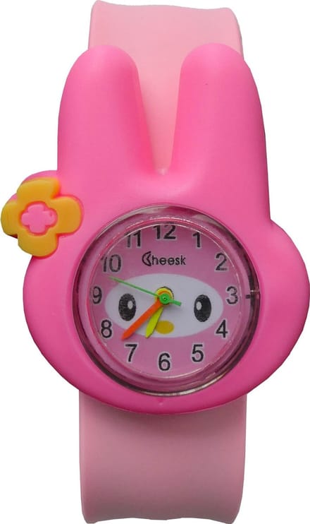 Fako® - Kinderhorloge - Slap On Mini - Konijn - Roze