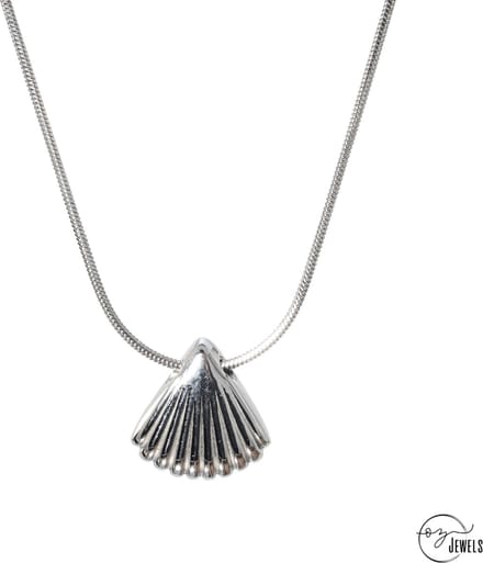 OZ Jewels – Elegante Schelp Ketting – 18K Verguld – Vrouwen – Verstelbare