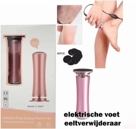 Elektrische Voet Eeltverwijderaar - Roze