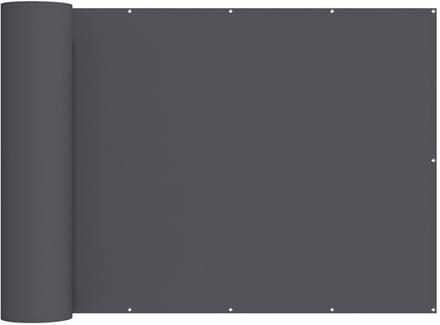 vidaXL - Balkon - Privacy - Scherm - 150 - x - 700 - cm - Polyester - Antracietkleurig