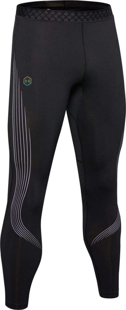 Under Armour - Maat M - M Rush Run Stamina Tight Heren Hardlooplegging Black