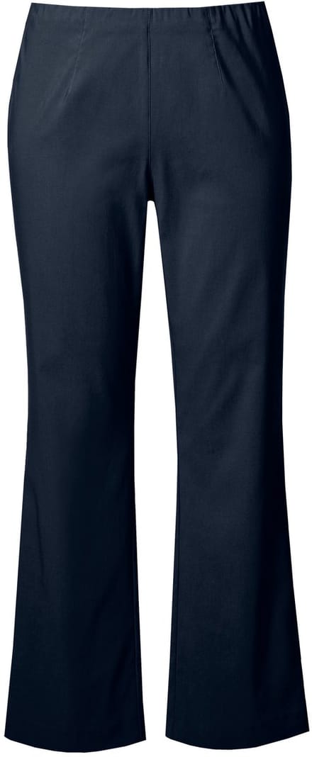 Ulla Popken - Dames - Bengalin broek - Marine - Maat 68