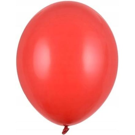 Strong Ballonnen 12cm - Pastel Poppy rood - 100 stuks