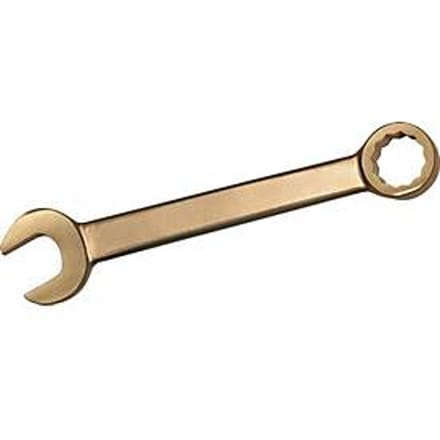 Endres Tools ring-steeksleutel, SW 13 mm, lengte 190 mm, aluminium-multicomponentbrons, vonkvrij, zeskant; twaalfkant