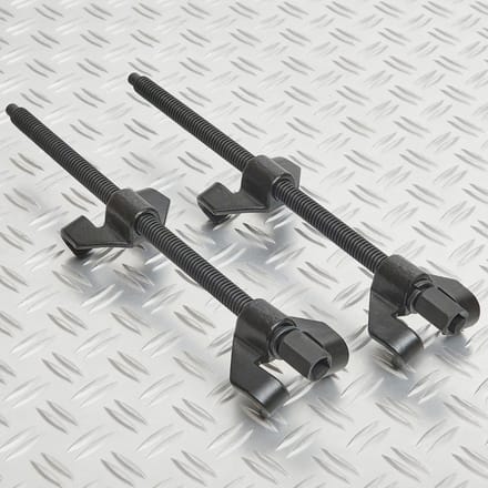 Datona® Veerspanners set van 2 stuks - Zwart